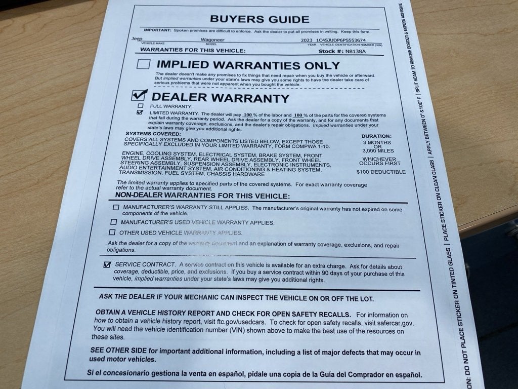 2023 Jeep Wagoneer Series III