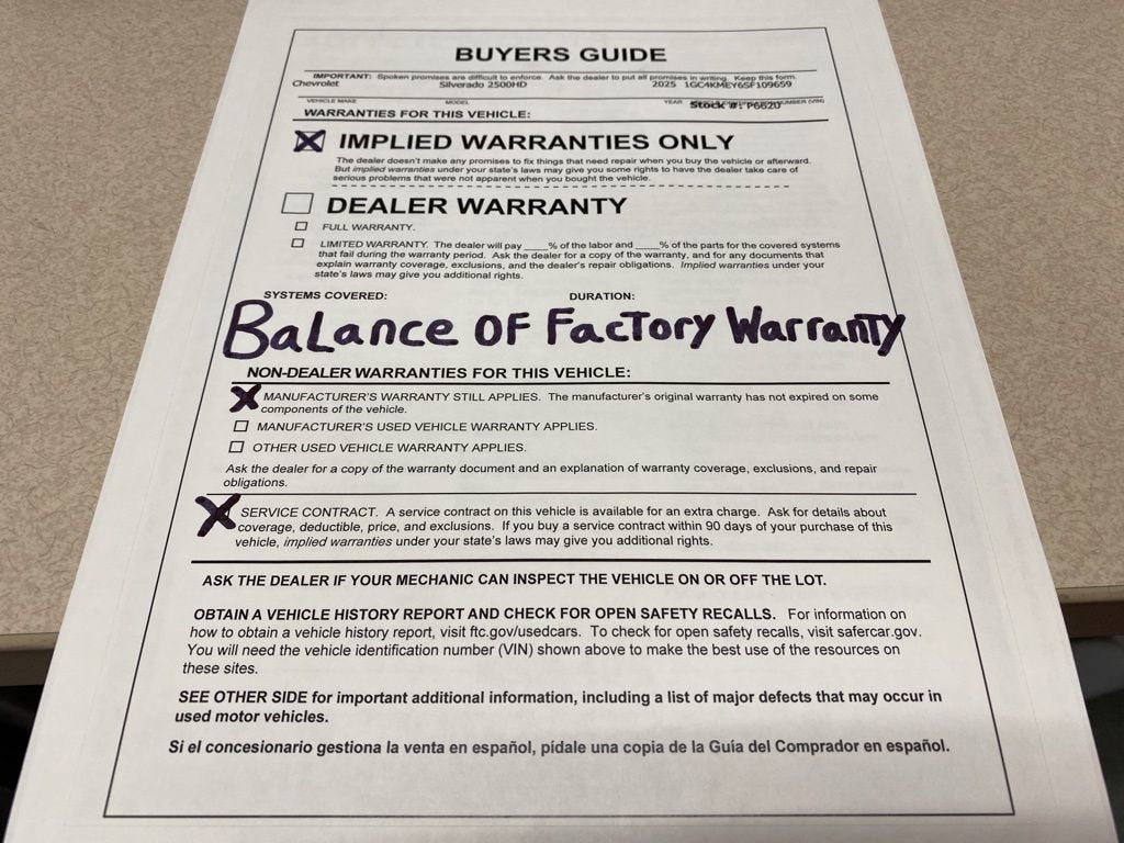 2025 Chevrolet Silverado 2500 HD Custom