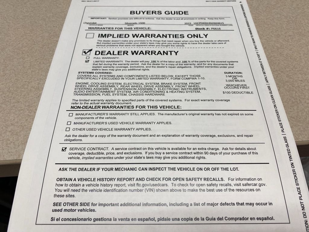 2022 Chevrolet Silverado 1500 LT (2FL)