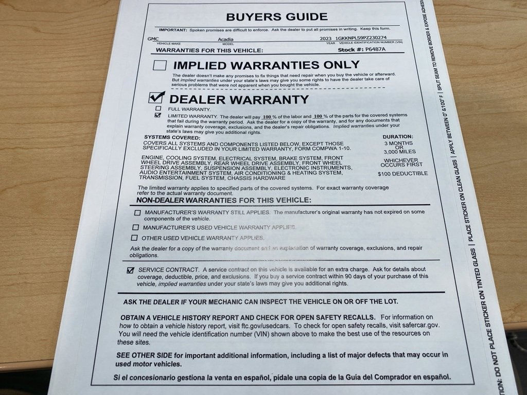 2023 GMC Acadia Denali