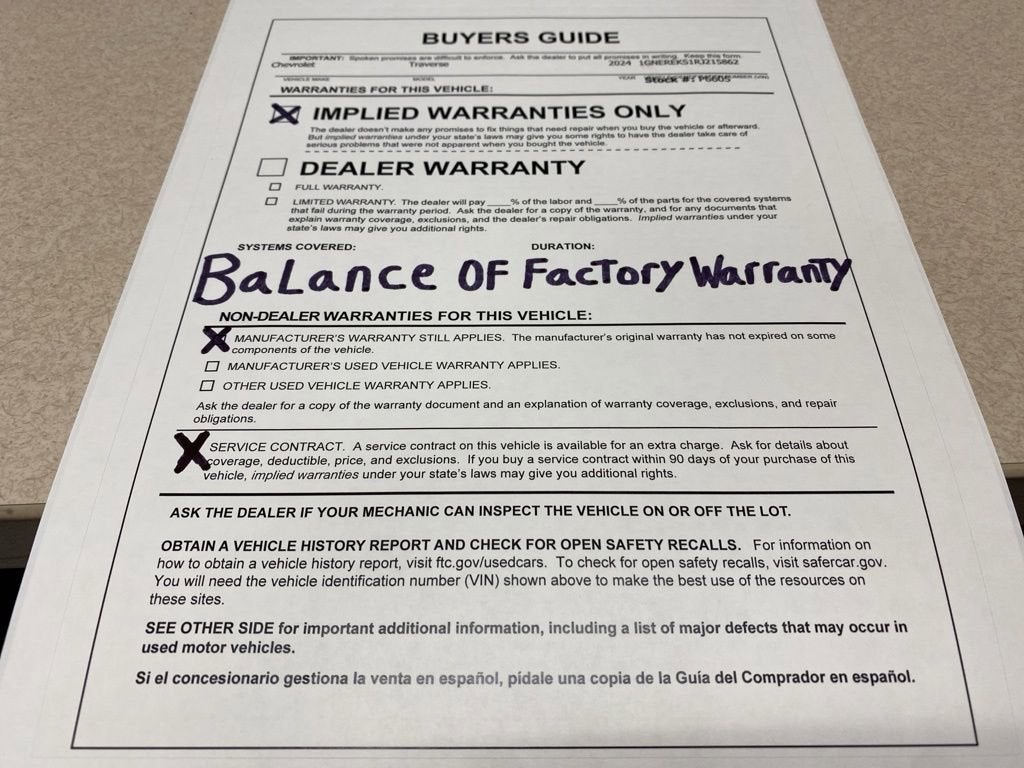 2024 Chevrolet Traverse LS