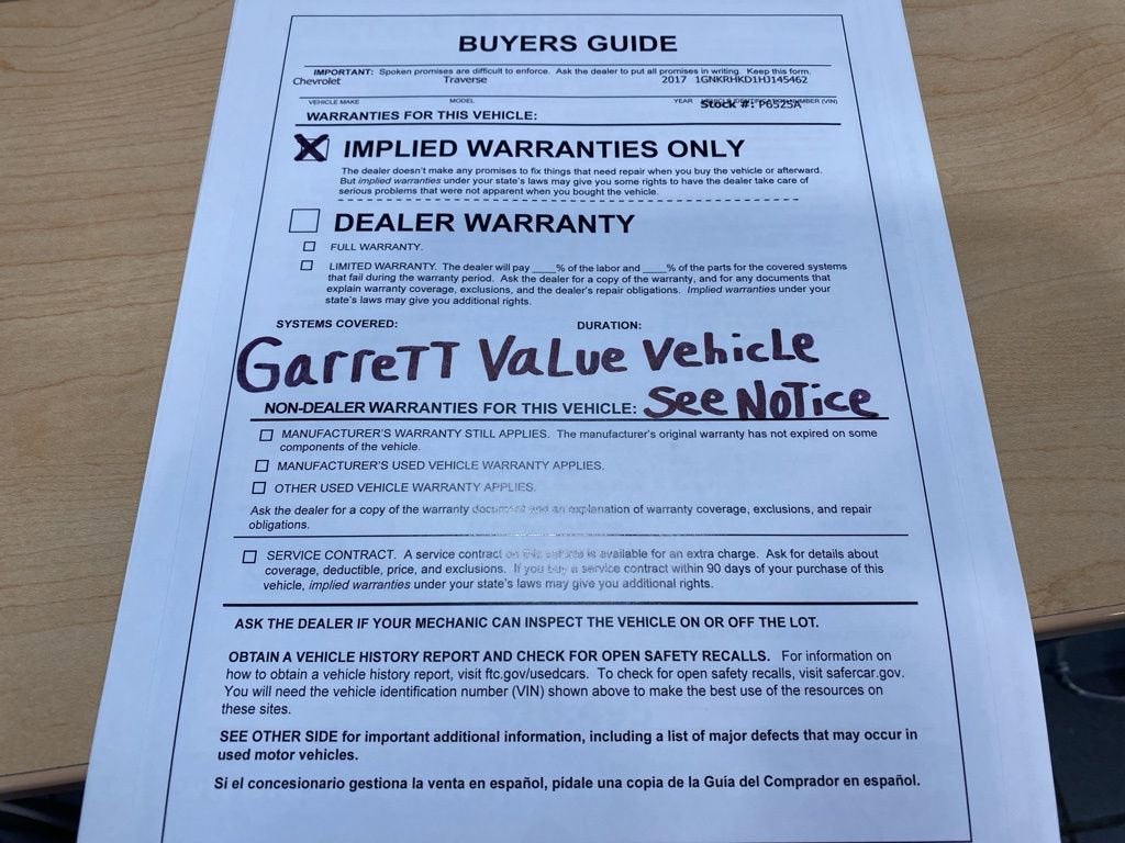 2017 Chevrolet Traverse LT