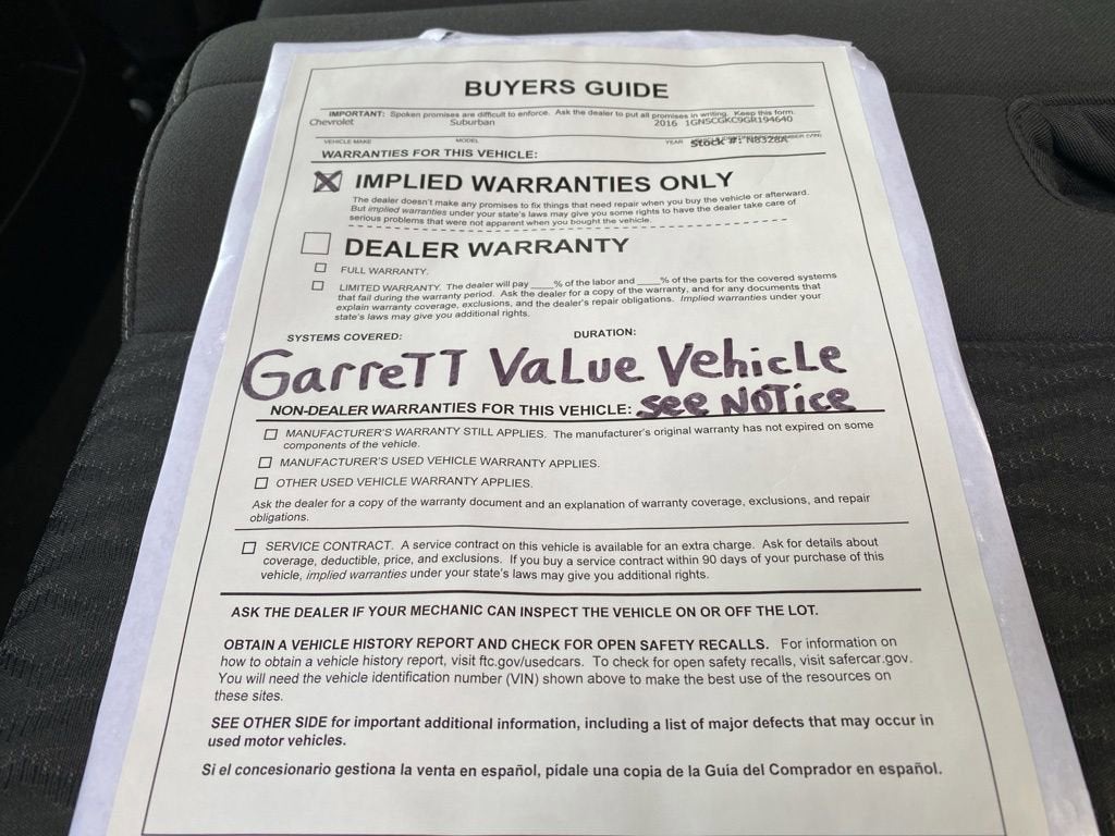 2016 Chevrolet Suburban LS