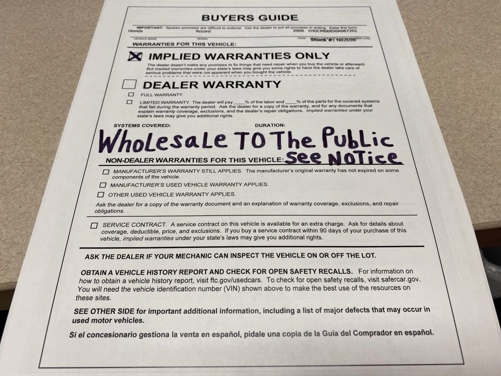 2006 Honda Accord Sdn EX-L V6 with NAVI