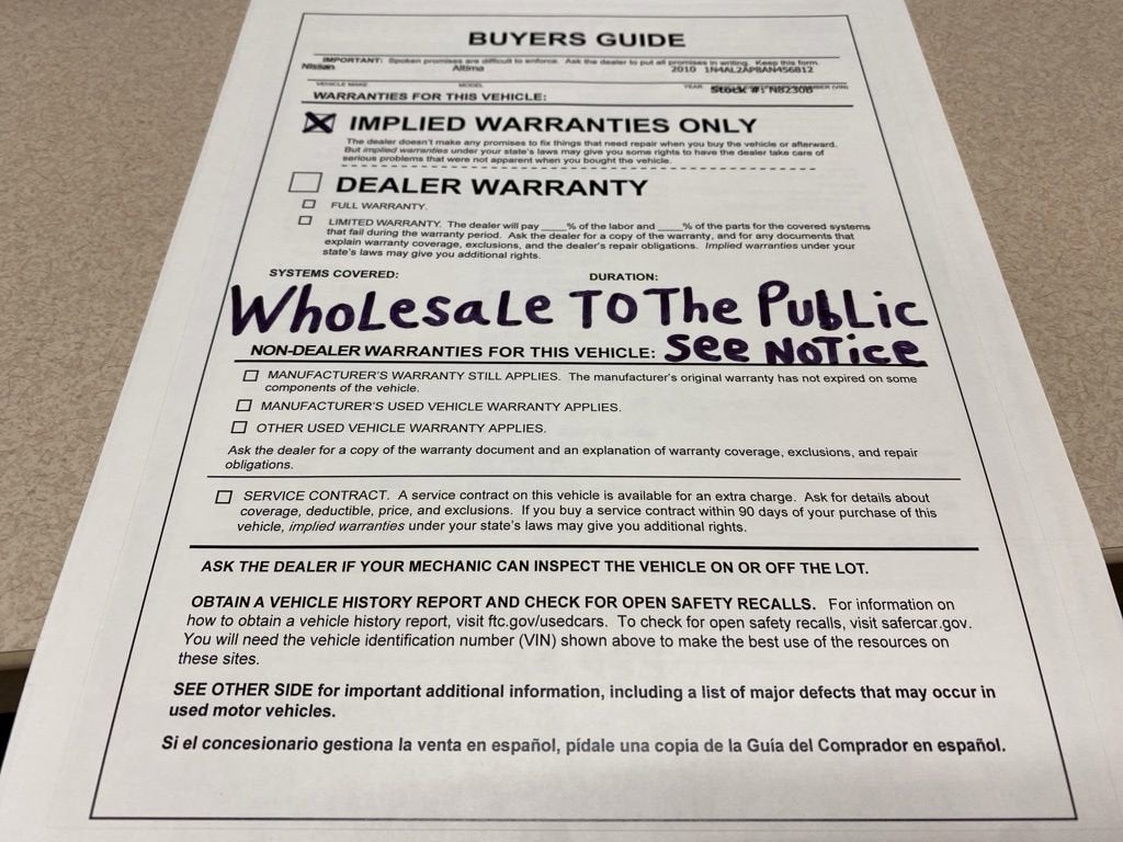 2010 Nissan Altima 2.5 S