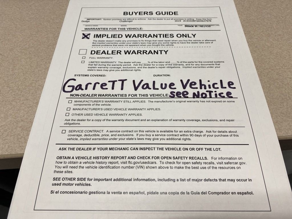 2019 Dodge Challenger R/T