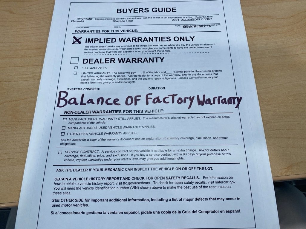 2024 Chevrolet Silverado 1500 RST