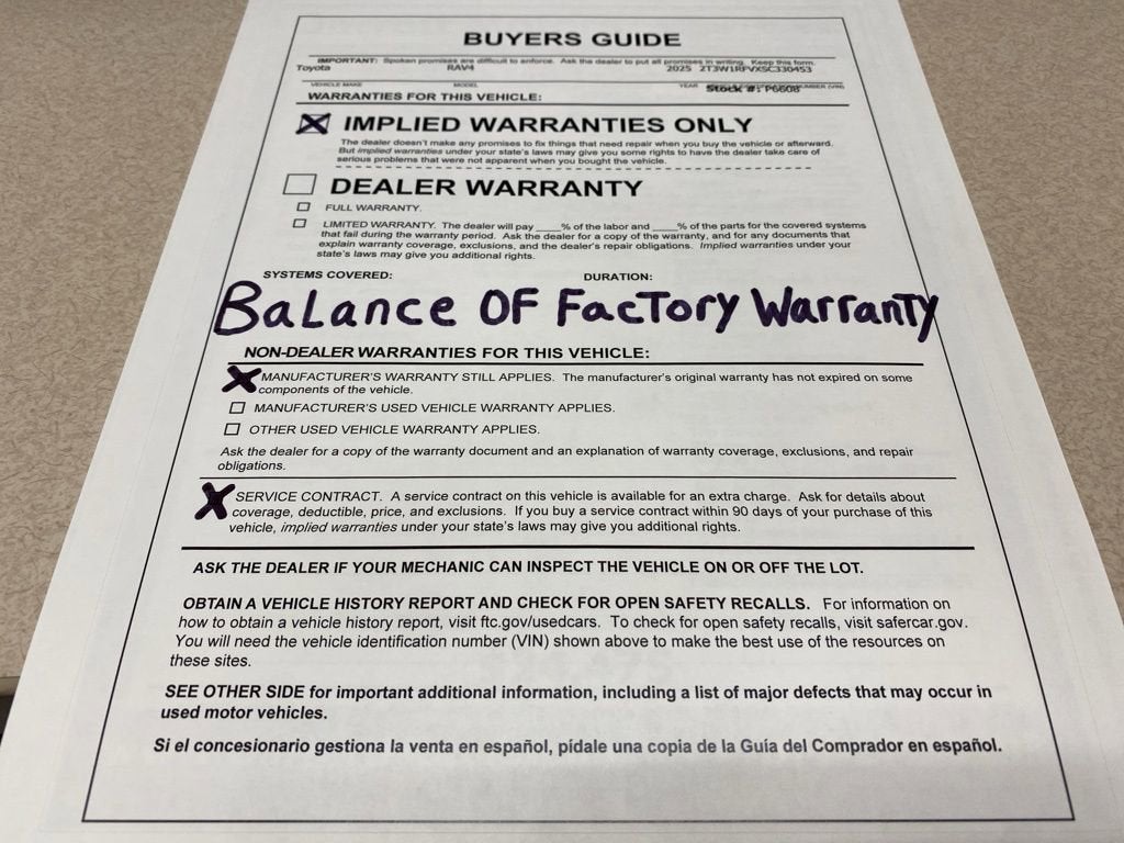 2025 Toyota RAV4 XLE