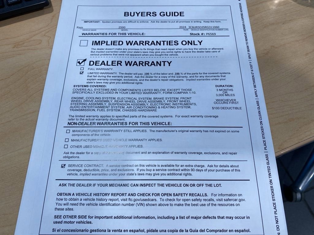 2024 RAM 2500 Big Horn