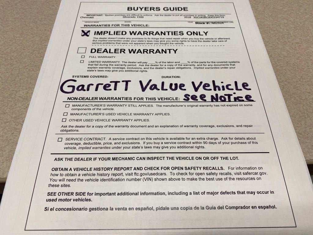 2018 Chevrolet Silverado 1500 LTZ