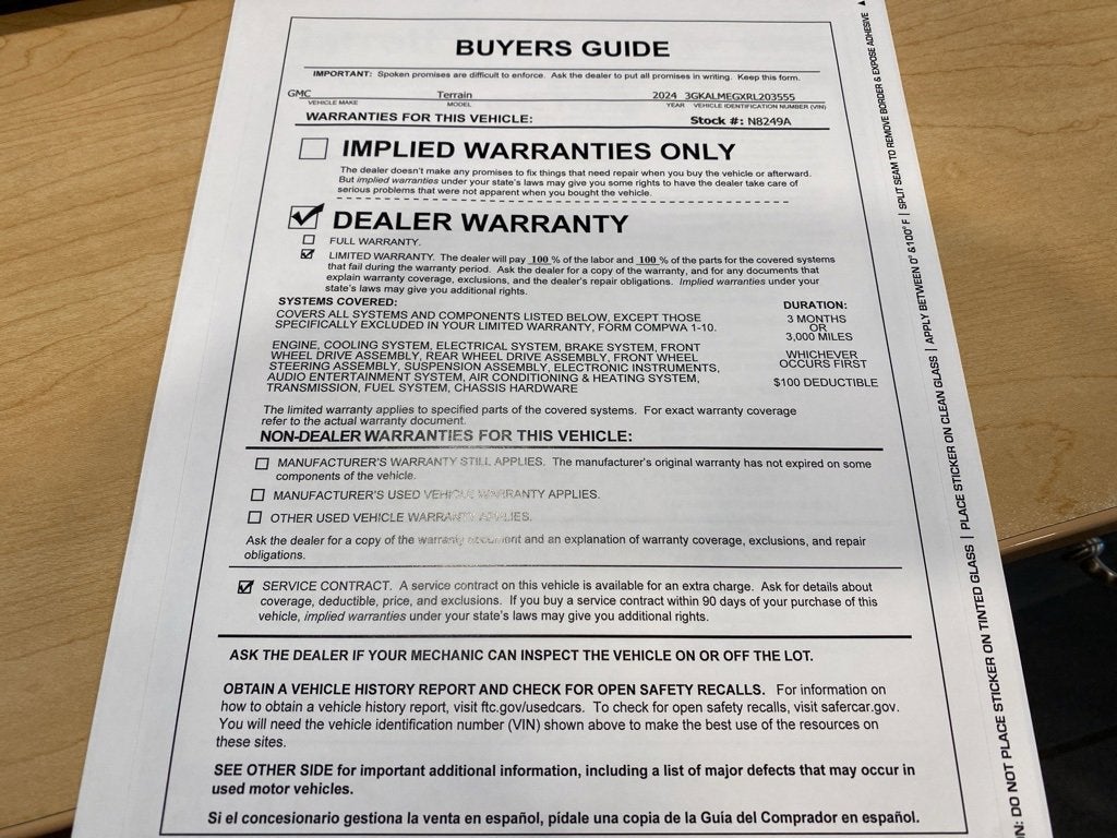 2024 GMC Terrain SLE