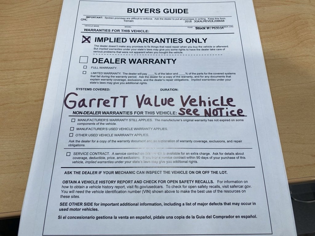 2018 GMC Terrain SLE