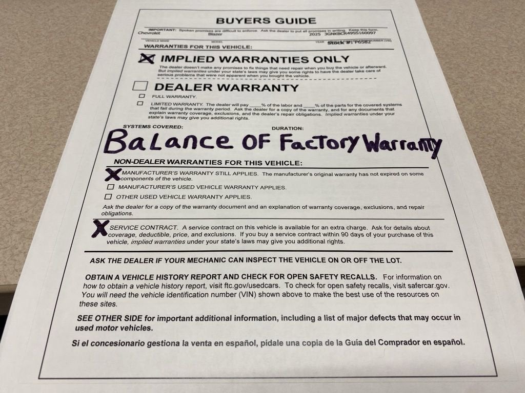 2025 Chevrolet Blazer 2LT