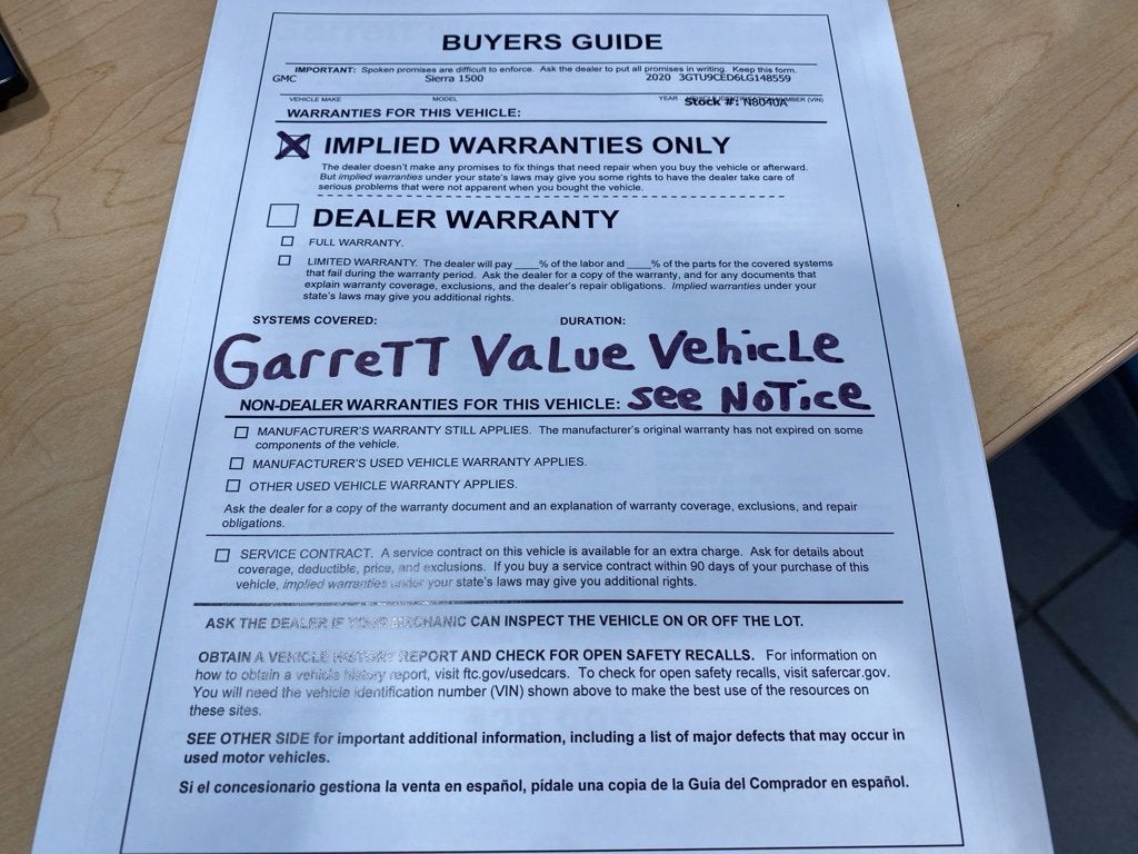 2020 GMC Sierra 1500 Elevation