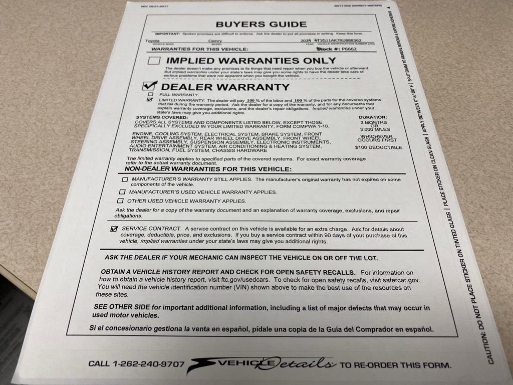 2024 Toyota Camry SE