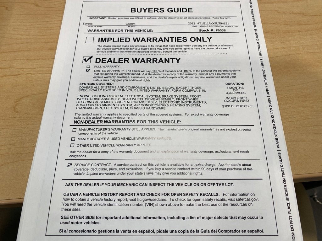 2023 Toyota Camry SE