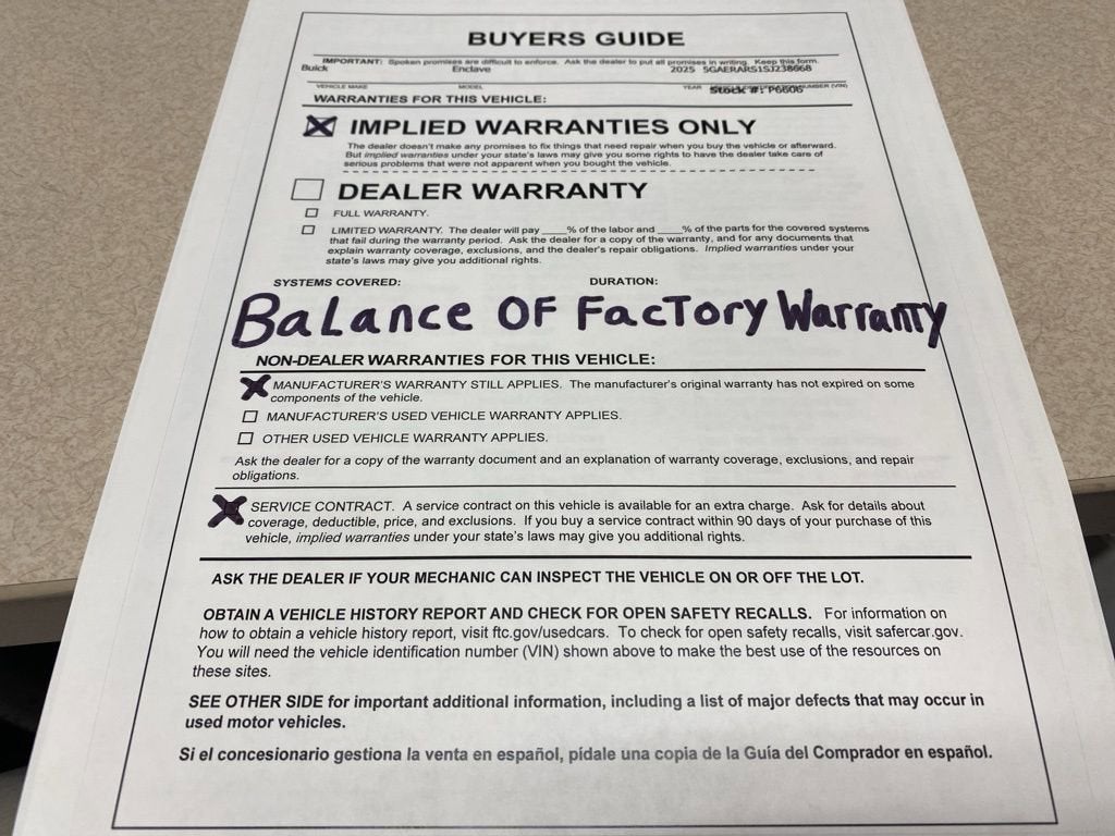 2025 Buick Enclave Preferred