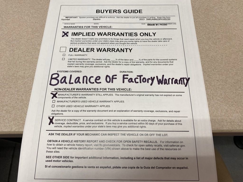 2023 Hyundai Elantra SEL