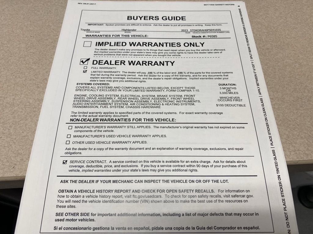 2023 Toyota Highlander XLE