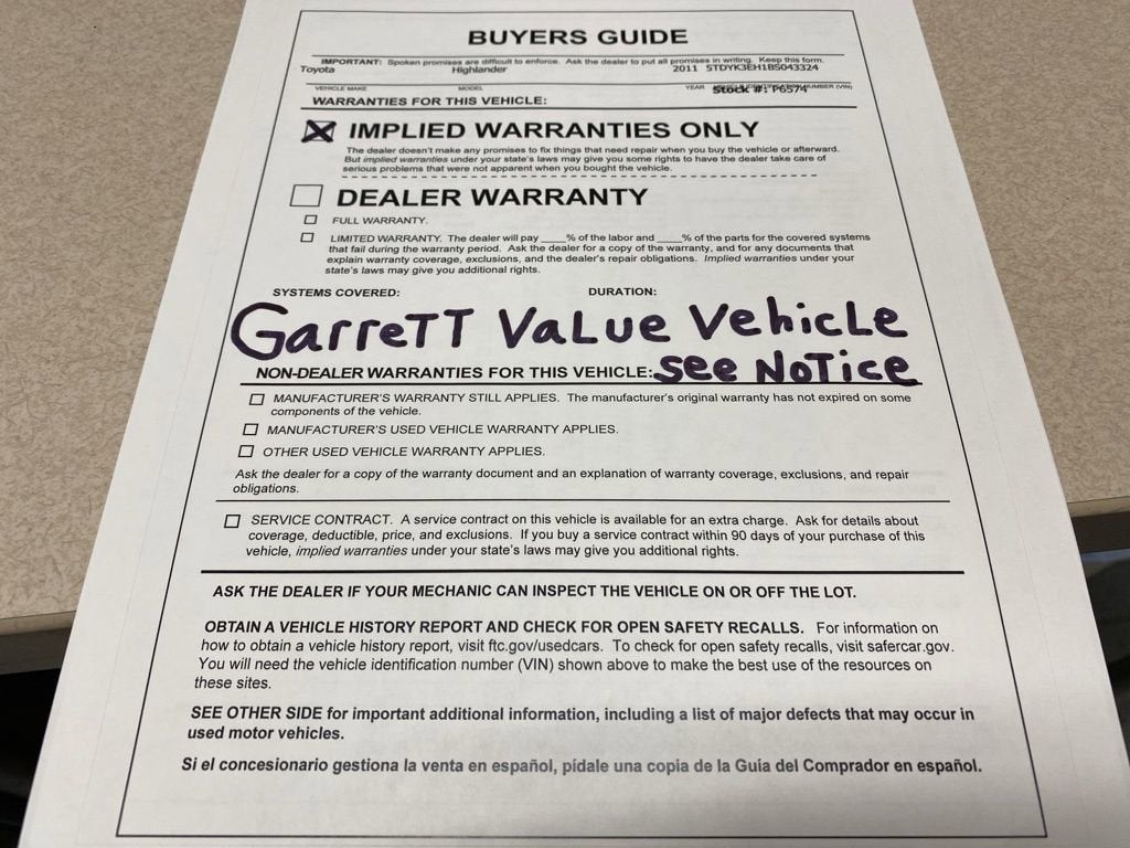 2011 Toyota Highlander Limited