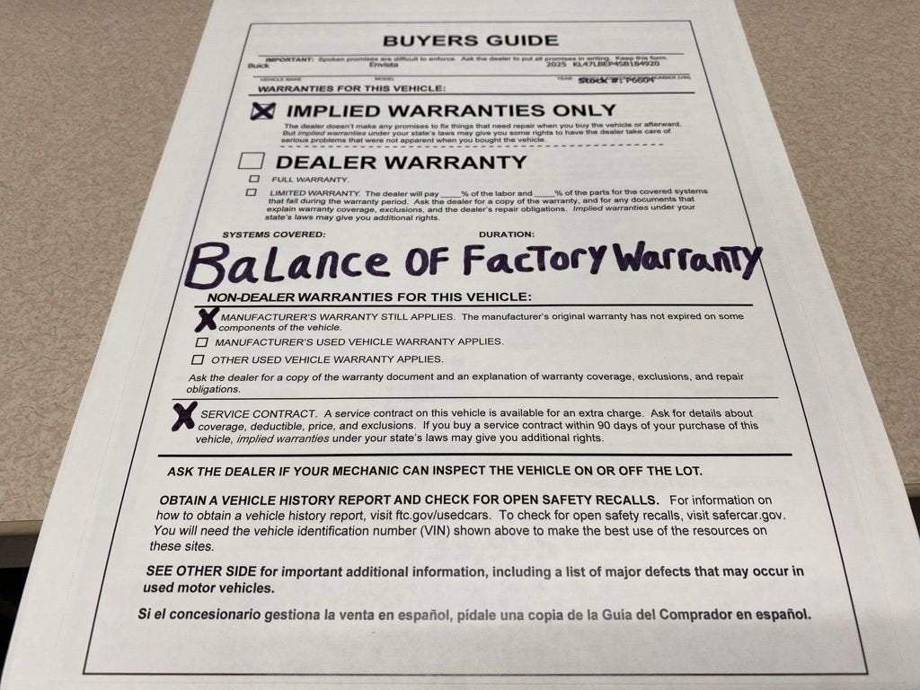 2025 Buick Envista Sport Touring