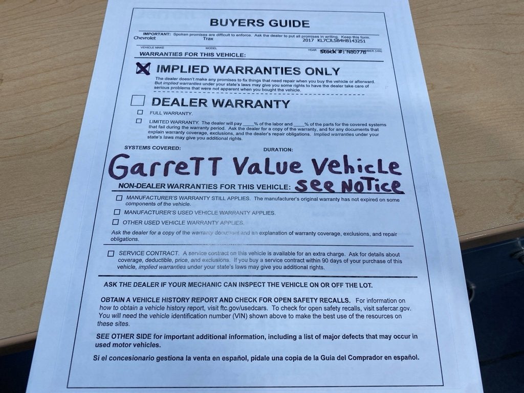 2017 Chevrolet Trax LT