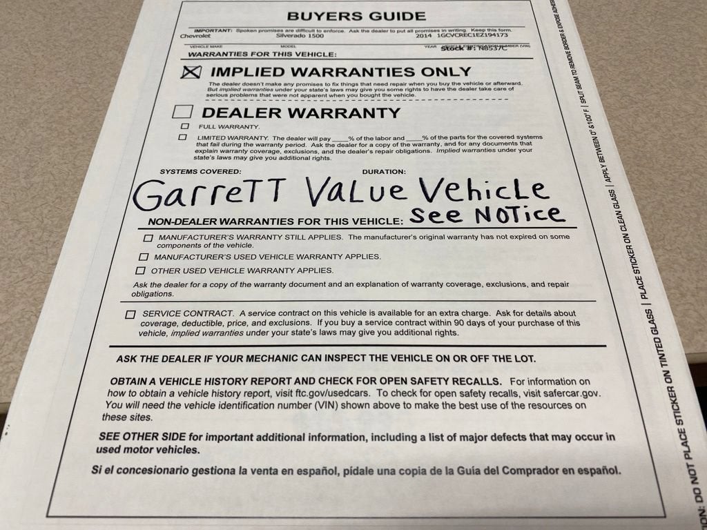 2014 Chevrolet Silverado 1500 LT