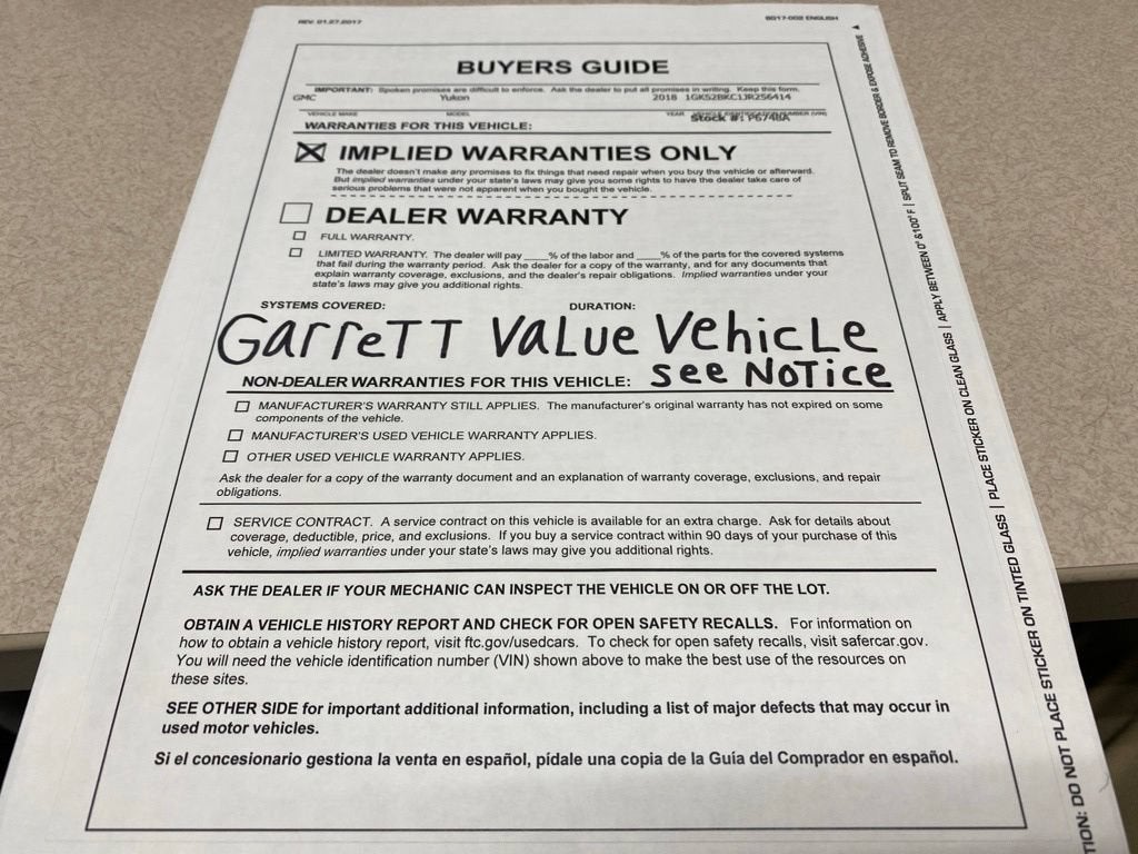 2018 GMC Yukon SLT