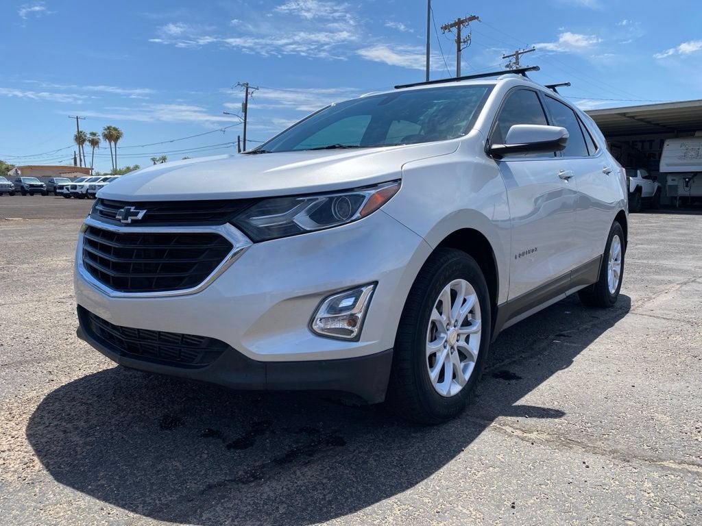 Used 2018 Chevrolet Equinox LT with VIN 3GNAXJEV6JS585887 for sale in Coolidge, AZ