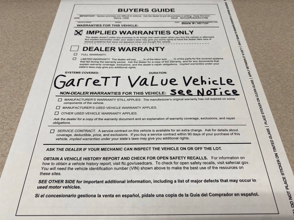 2018 GMC Sierra 1500 Denali