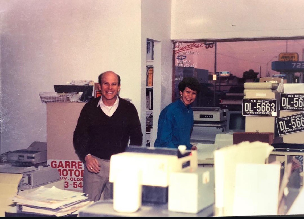 Jim Jr. and Lisa in the early years