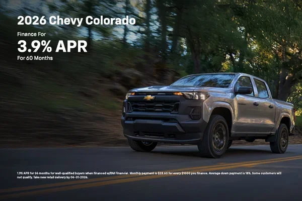 COLORADO OFFERS FROM GARRETT CHEVROLET