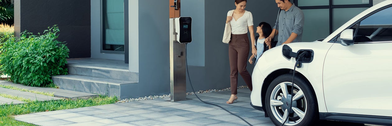 Family charging ev SUV
